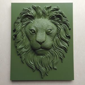Good price Silicone Leather Glue Mold Embossing Ink Stamp Custom Lion Animal Pattern online