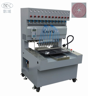 Silicone Rubber Keychain Making Machine PVC Dispenser 12 Color