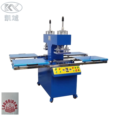 Temperature Controlled Rubber Silicone Embossing Machine For Fabric Label Production