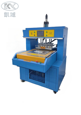 PLC 3D Fabric Embossing Machine Touchscreen Silicone Label Machine