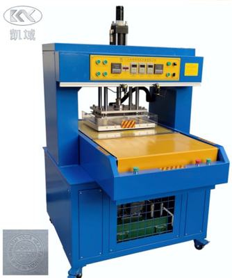 Silicone 3D Fabric Embossing Machine For Garment Semi Automatic
