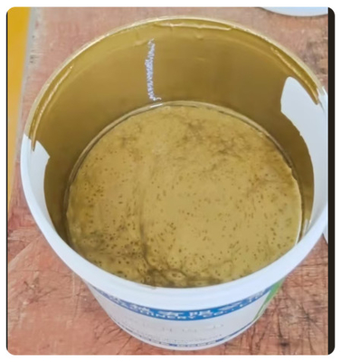 SC-402 Gold Silkscreen Fabric Ink Concave Convex Silicone for Semi-Automatic Label Printer