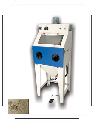 Good price Silicone Metal Keychain Manufacturing Machine Sand Blasting Machine For Mold online