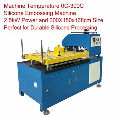 Good price Machine Temperature 0C-300C Silicone Embossing Machine 2.5kW Power and 200X150x168cm Size Perfect for Durable Silicone Processing online