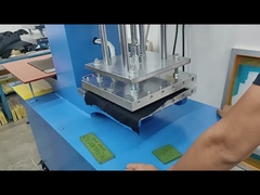 Demostration of embossing machine